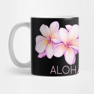 Aloha Plumeria Hawaiian Mug